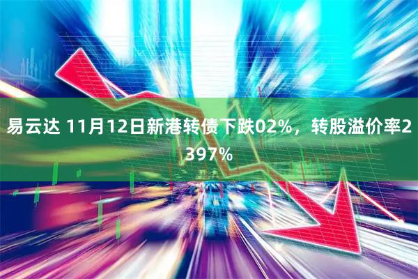 易云达 11月12日新港转债下跌02%,转股溢价率2397%